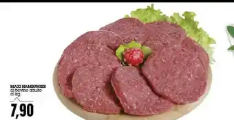 Emi Supermercati Emi Supermercati Maxi Hamburger Di Bovino Adulto offerta