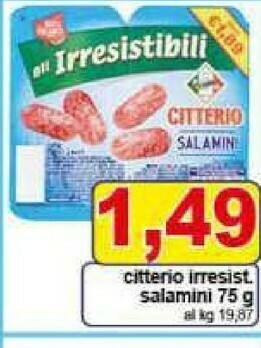 Gros Citterio Salame offerta