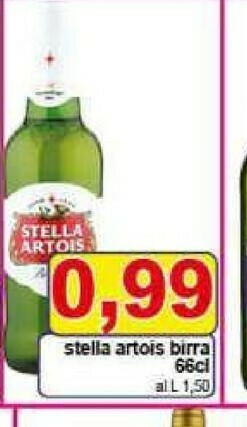 Gros Stella artois Birra offerta