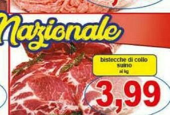 Gros Bistecche di maiale offerta