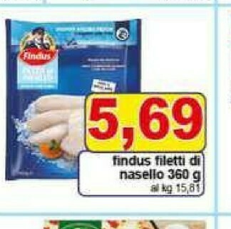 Gros Findus Nasello offerta