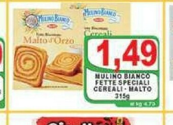 Gros Mulino Bianco Fette biscottate offerta