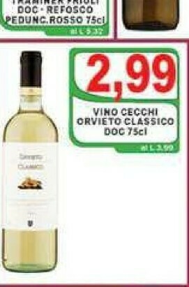 Gros Cecchi Vino bianco offerta