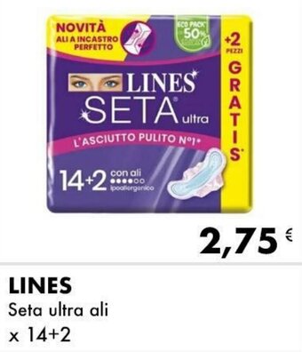 Iper Tosano LINES Seta ultra ali x 14+2 offerta