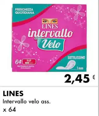 Iper Tosano LINES Intervallo velo ass. x 64 offerta
