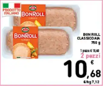 Spazio Conad BON ROLL CLASSICO AIA 750 g 2 pezzi offerta