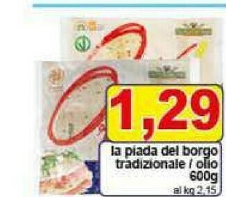 Gros Del borgo Piadine offerta