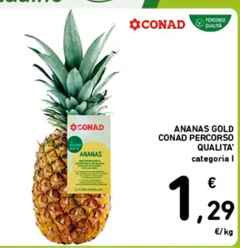 Spazio Conad ANANAS GOLD CONAD PERCORSO QUALITA' categoria I offerta