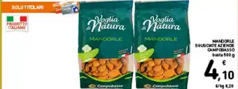 MANDORLE SOUSCIATE AZIENDE CAMPOBASSO busta 500 g