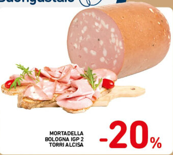 Spazio Conad MORTADELLA BOLOGNA IGP 2 TORRI ALCISA offerta