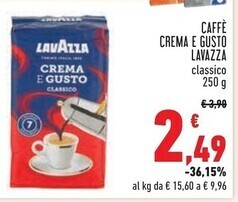 Conad City Lavazza caffe crema e gusto offerta