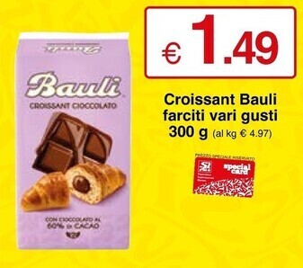 Sì con te Bauli croissant farciti offerta