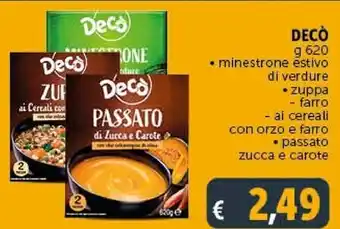 Gourmet Déco Deco minestrone estivo di verdure offerta