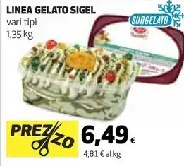 Ipercoop Sigel linea gelato offerta