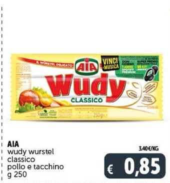 Gourmet Déco Aia wudy wurstel classico pollo e tacchino offerta