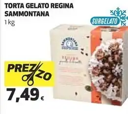Ipercoop Sammontana torta gelato regina offerta