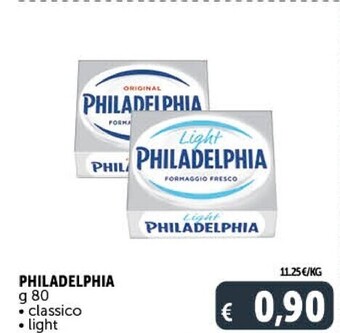 Gourmet Déco Philadelphia classico offerta