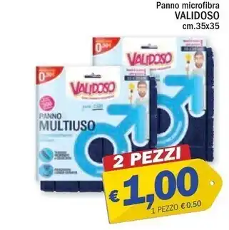 Validoso panno microfibra