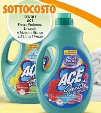 GENTILE ACE Fresco Profumo/ Lavanda e Muschio Bianco 2,3 Litri x 1 Pezzo