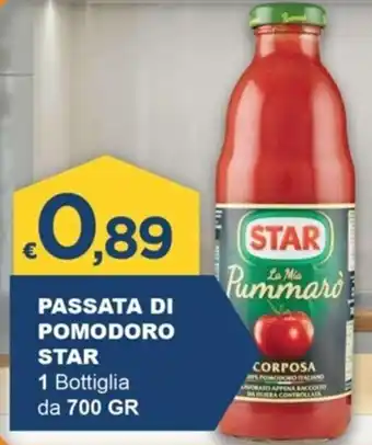 PASSATA DI POMODORO STAR 1 Bottiglia da 700 GR