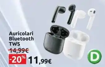 Auricolari Bluetooth TWS