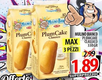 Il Genio Supermercato MULINO BIANCO PLUMCAKE CLASSICO 330 GR offerta