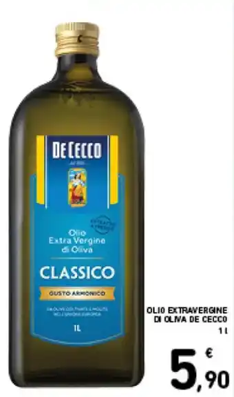 Spazio Conad OLIO EXTRAVERGINE DI OLIVA DE CECCO 1 L offerta
