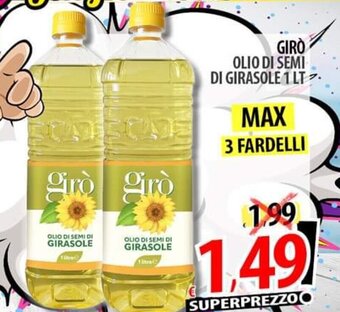 Il Genio Supermercato GIRÒ OLIO DI SEMI DI GIRASOLE 1 LT offerta