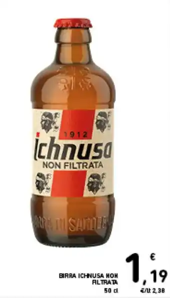 Spazio Conad BIRRA ICHNUSA HON ALTRATA 50 cl offerta