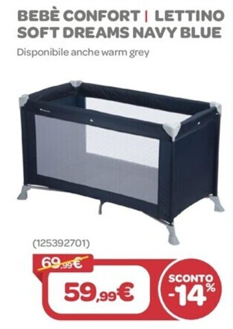 Bimbo Store BEBÈ CONFORT | LETTINO: SOFT DREAMS NAVY BLUE offerta