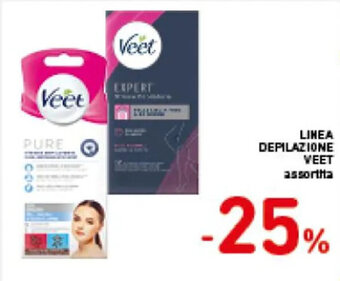 Spazio Conad LINEA DEPILAZIONE VEET assortita offerta