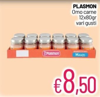 Franzy's PLASMON Omo carne 12x80gr vari gusti offerta