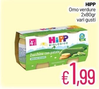 Franzy's HIPP Omo verdure 2x80gr vari gusti offerta