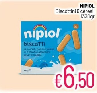Franzy's NIPIOL Biscottini 6 cereali 1330gr offerta