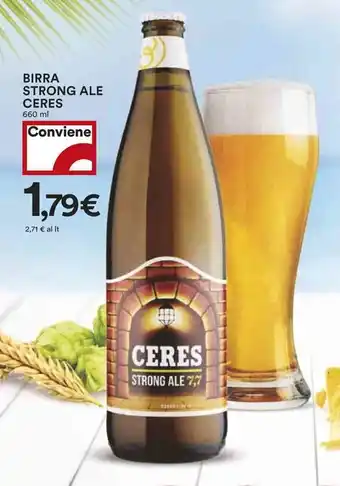 Coop Ceres Strong Ale Birra 660ml offerta