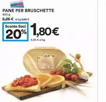 Coop Pane per Bruschette 400g offerta