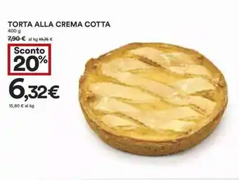 Coop Torta Alla Crema Cotta 400g offerta