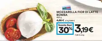 Coop Mozzarella Fior di Latte Bomba 400g offerta