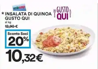 Coop Insalata di Quinoa Gusto Qui offerta