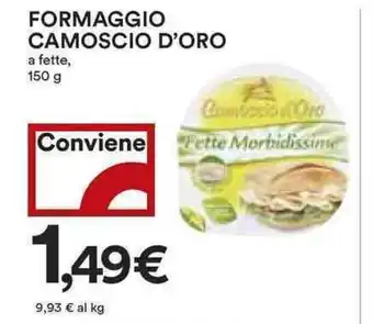 Coop Camoscio d'Oro Formaggio 150g offerta