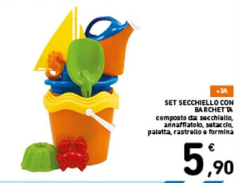 SET SECCHIELLO CON BARCHETTA