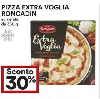 Coop 30% Sconto Roncadin Extra Voglia Pizza 350g offerta