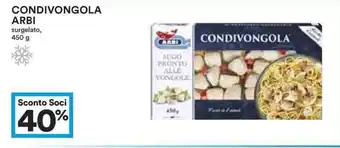 Coop 40% Sconto Arbi Condivongola 450g offerta