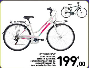 Spazio Conad CITY BIKE 28" 6V offerta