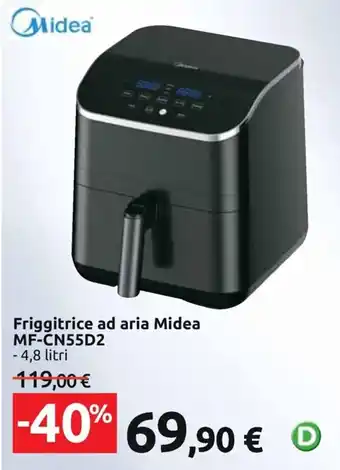 Carrefour Iper Friggitrice ad aria Midea MF-CN55D2 offerta