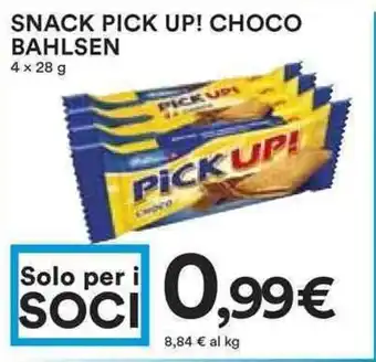 Coop Bahlsen Pick Up! Choco Snack 4x28g offerta