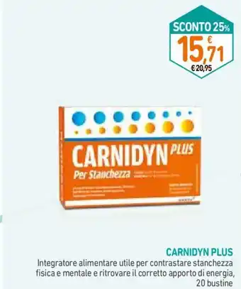 CARNIDYN PLus 20 bustine