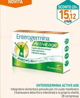 Conad ENTEROGERMINA ACTIVE AGE 28 compresse offerta