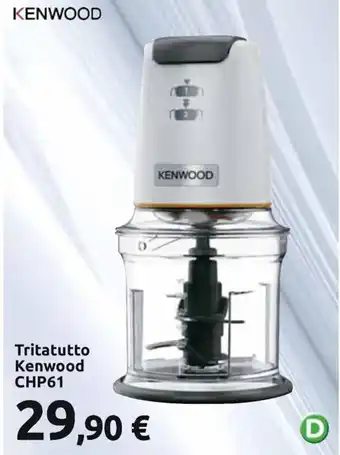 Carrefour Iper Tritatutto Kenwood CHP61 offerta
