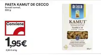 Coop De Cecco Pasta Kamut 500g offerta